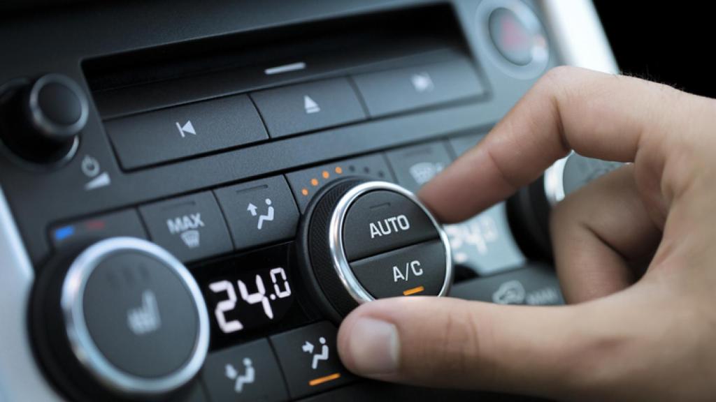 Imagen del aire acondicionado del coche.