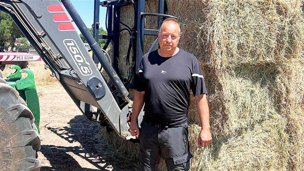 Alberto Pérez del Rey, agricultor en Gomecello.