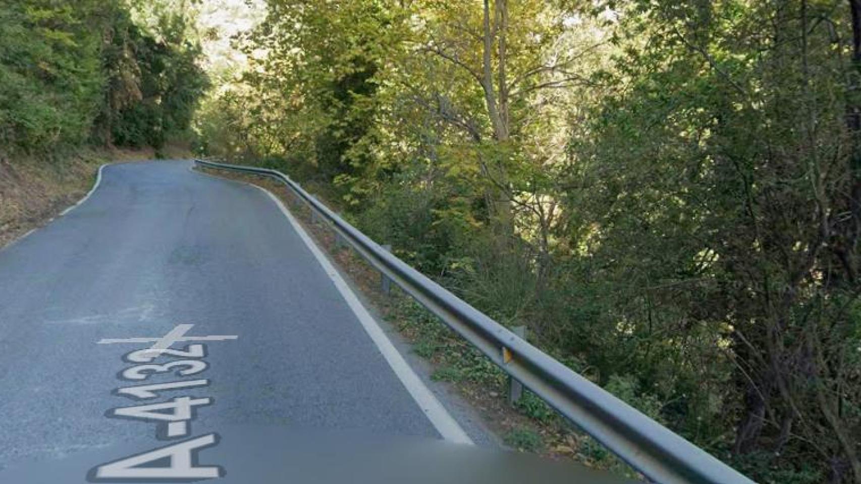 Vista de la carretera.