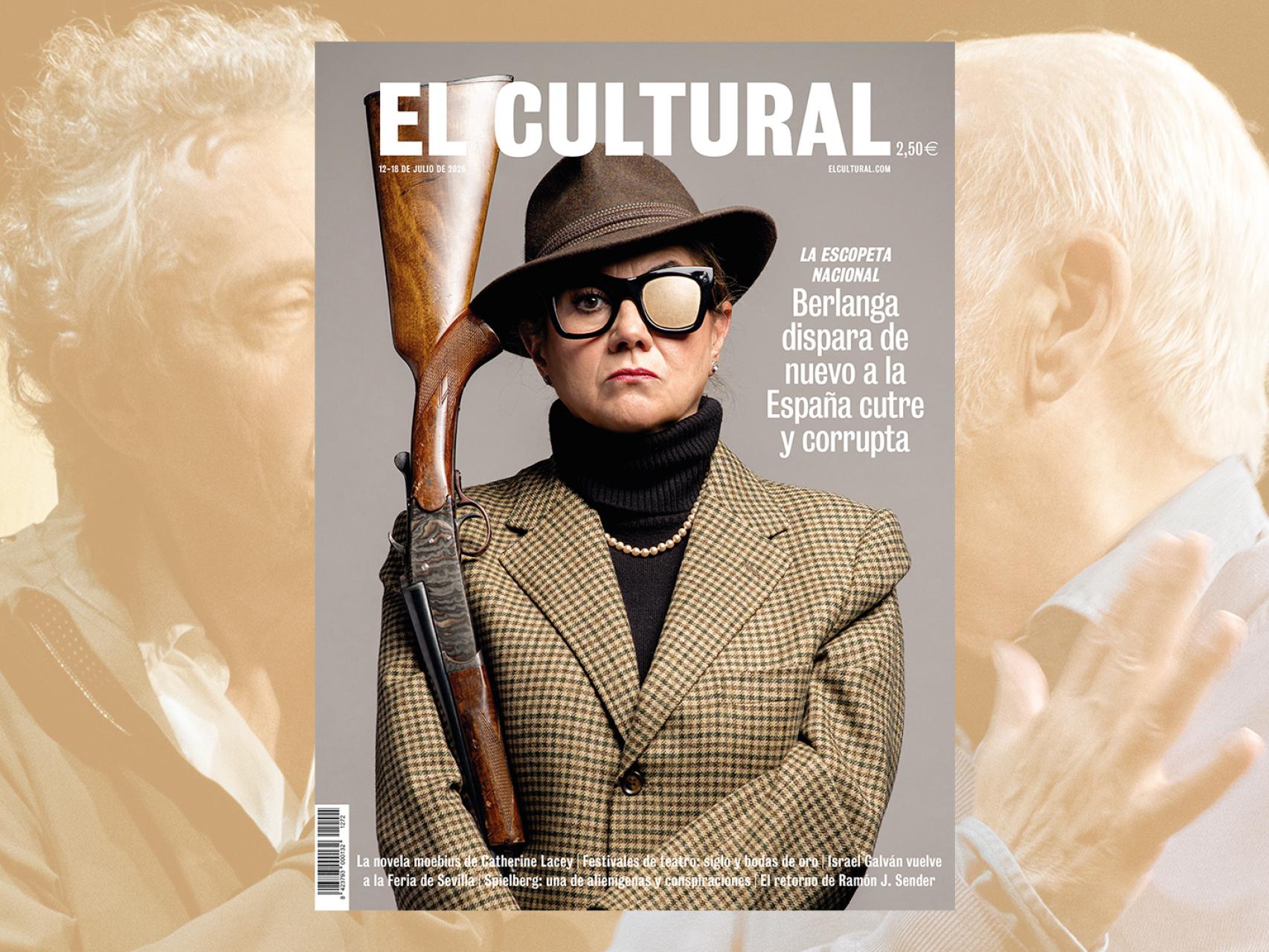 Portada de El Cultural del 12 de junio de 2026. Luisa Martín en 'La escopeta nacional'. Fotografía de Javier Naval / Teatro Español