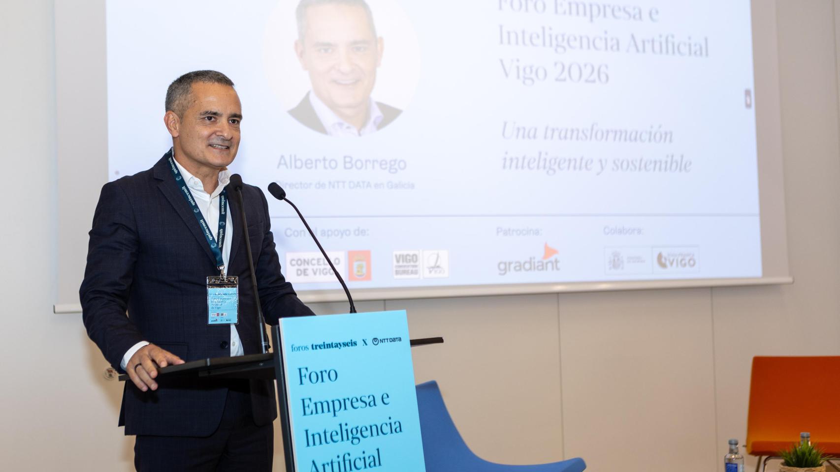 Alberto Borrego, director de NTT DATA en Galicia y Asturias