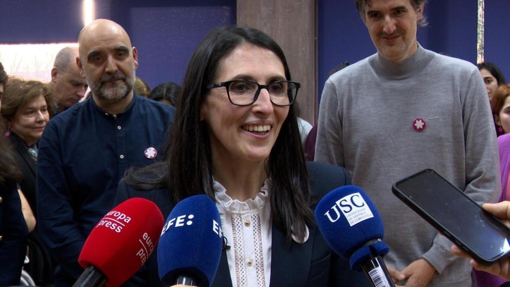 Rosa Crujeiras, rectora de la Universidade de Santiago de Compostela (USC)