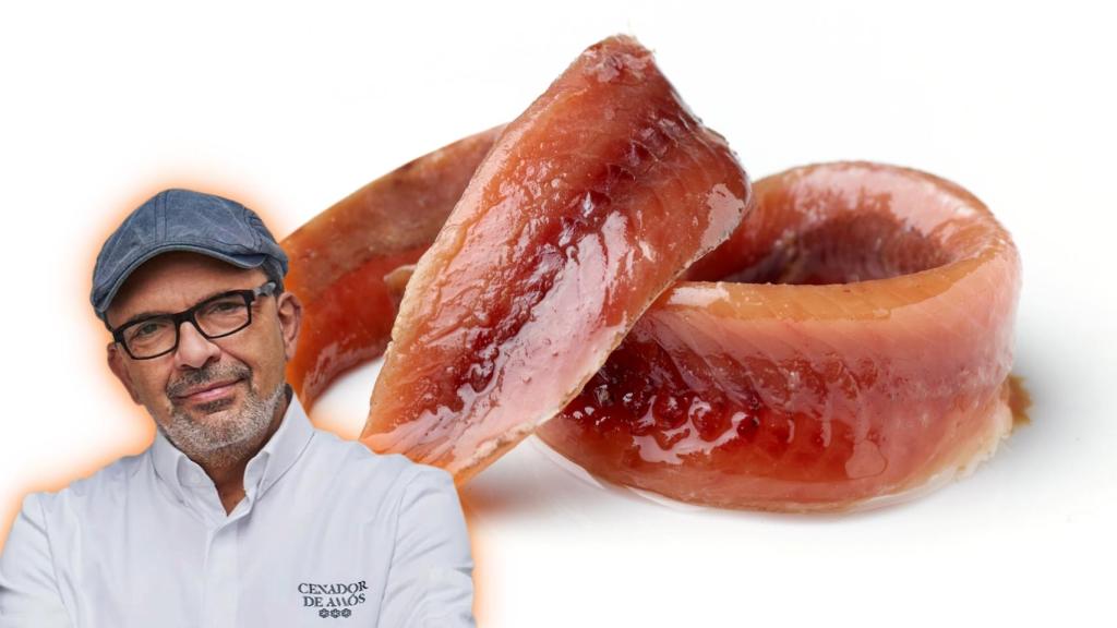 El chef Jesús Sánchez en un montaje de El Español