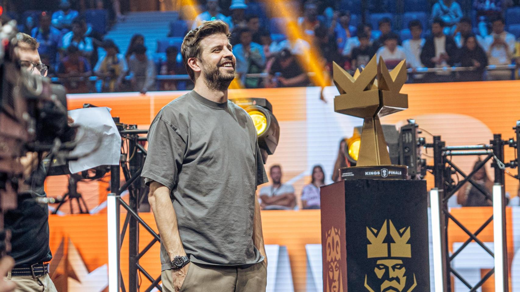Gerard Piqué, en uno de los eventos de la Kings League.