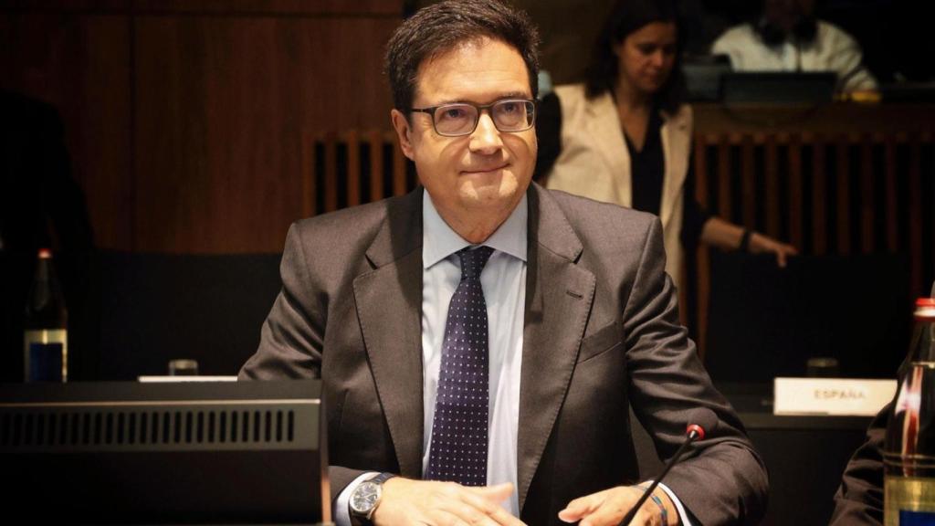 El ministro para la Transformación Digital y la Función Pública, Óscar López, este martes en Luxemburgo.