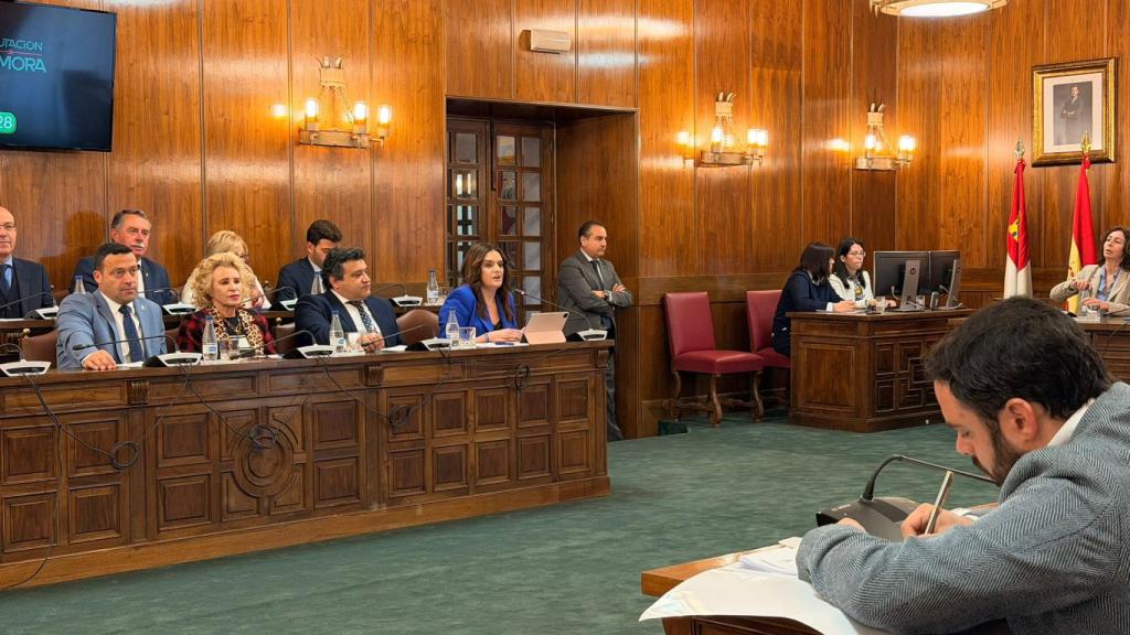 Grupo Popular en sesión plenaria de la Diputación de Zamora. 