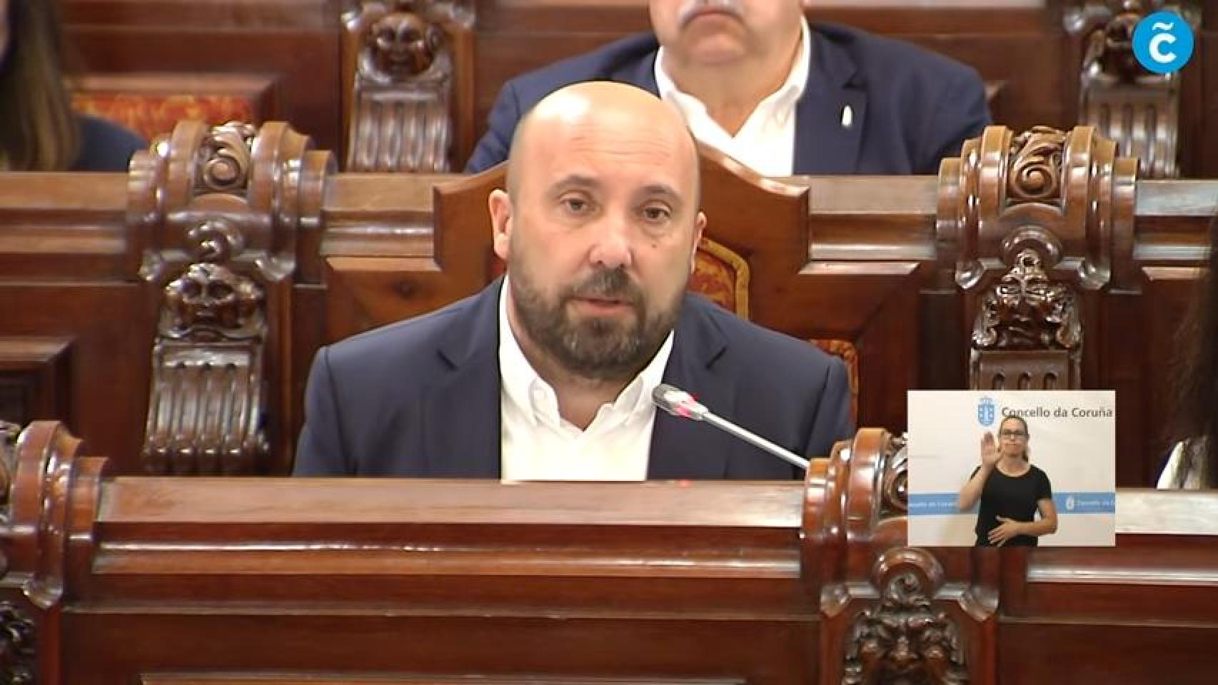 El portavoz del gobierno municipal de A Coruña, José Manuel Lage Tuñas.