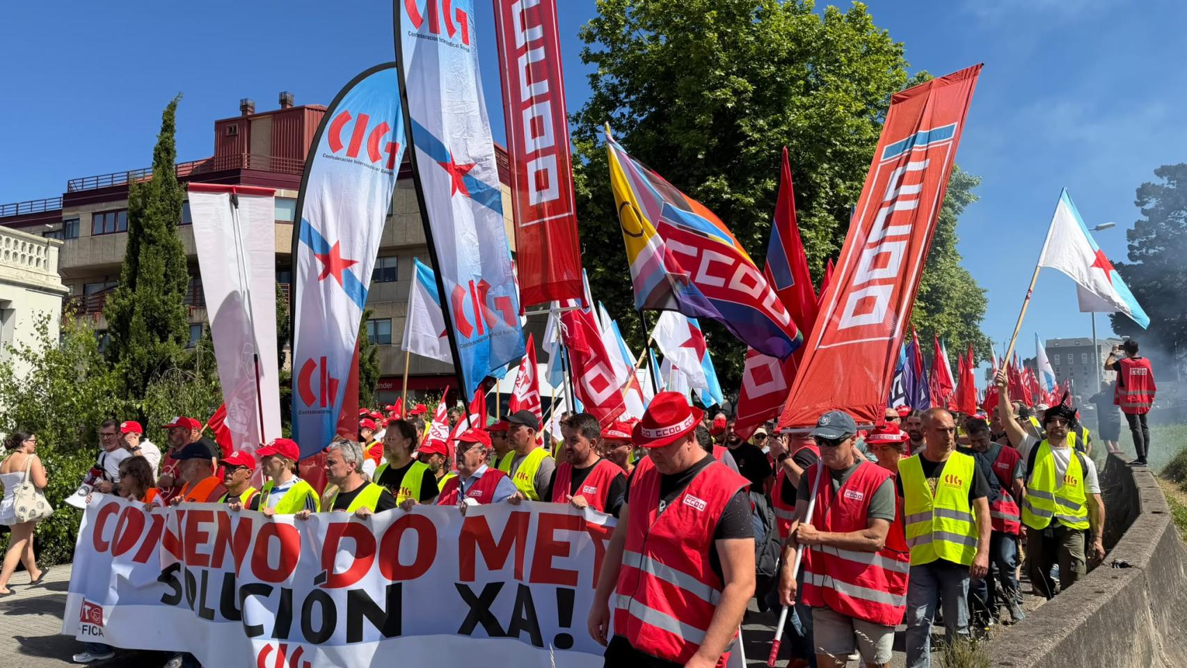 Manifestación del metal en A Coruña 