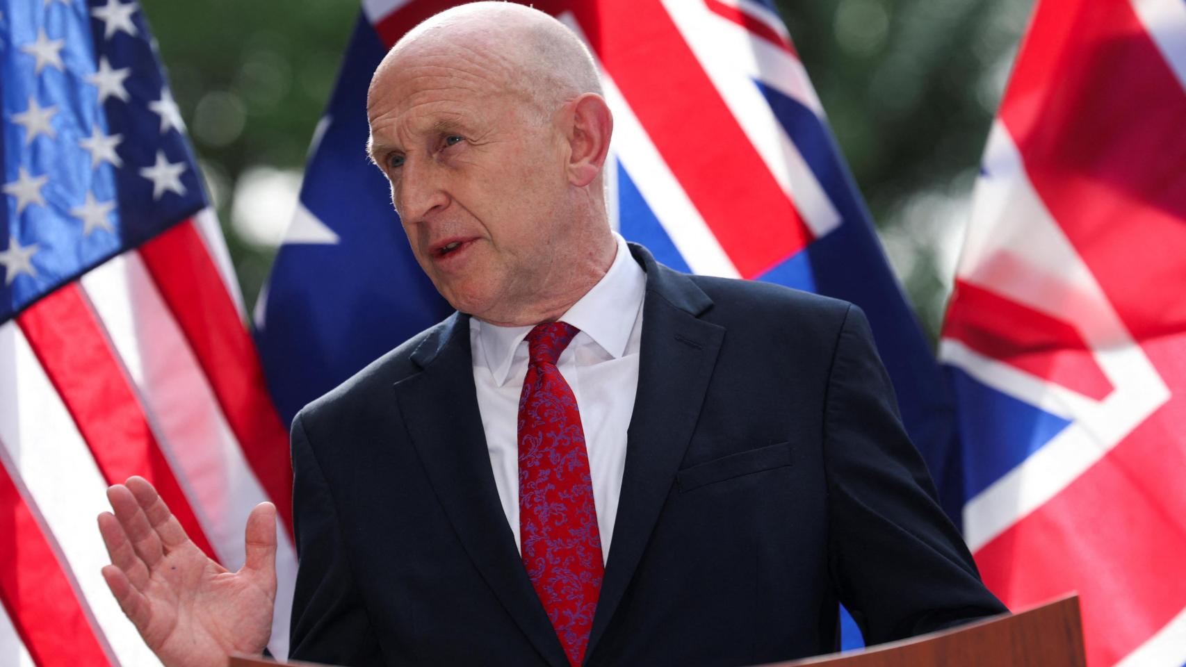 El ya exministro de Defensa británico, John Healey.