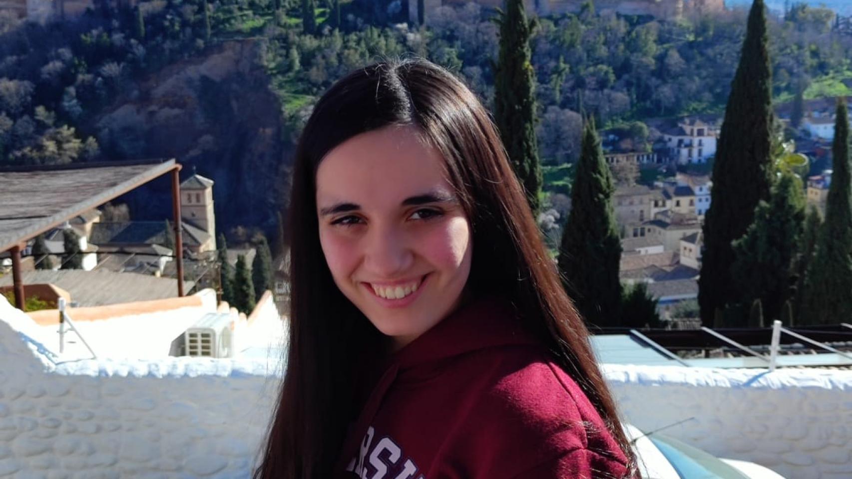 Leticia Fernández, la mejor nota de la PAU de Málaga.
