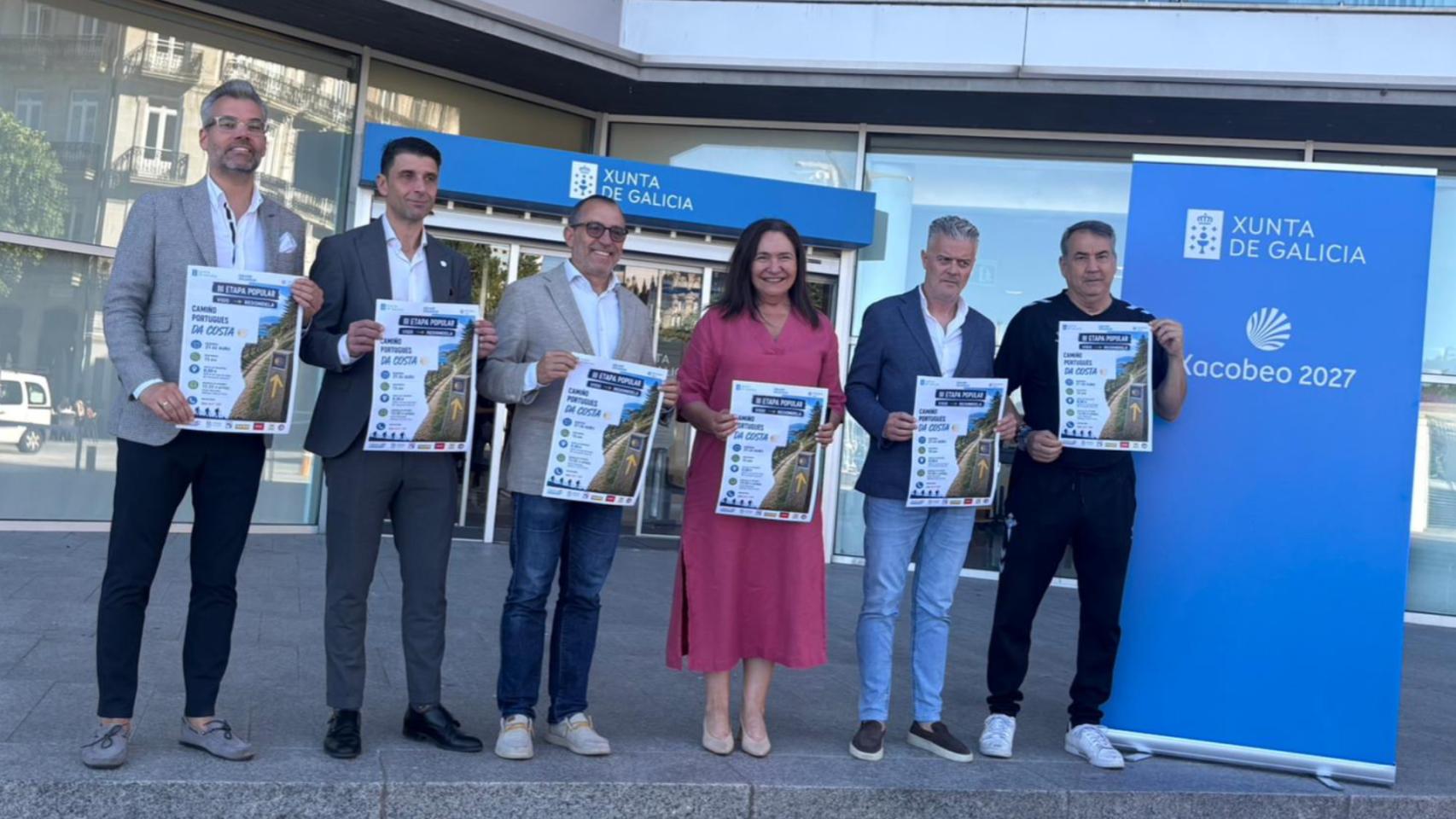 Presentación de la III Etapa Popular del Camiño da Costa, entre Vigo y Redondela.