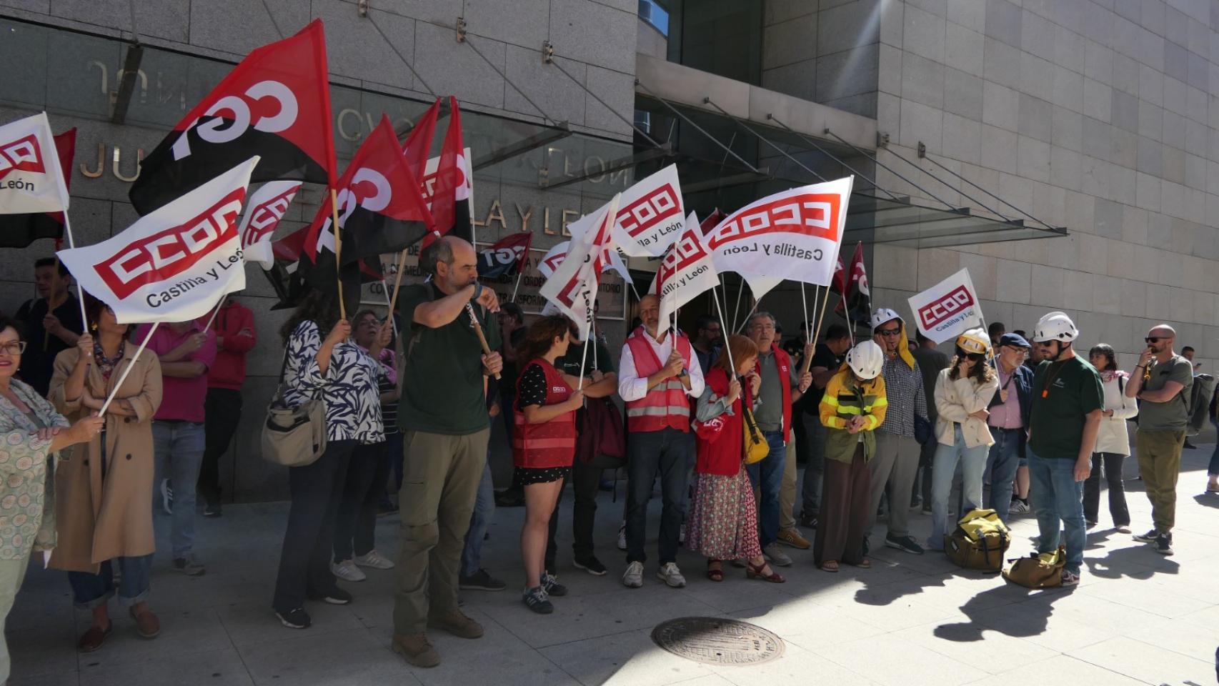 Imagen de la concentración.