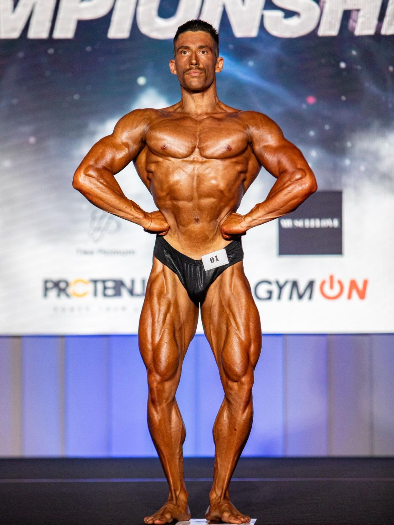 David Otero, campeón del mundo de culturismo en la categoría Classic physique.