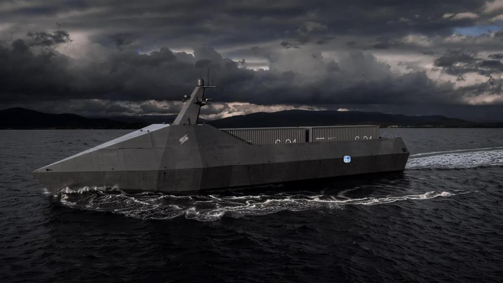Una representación del Marauder, que se construirá en el nuevo astillero de Saronic en Luisiana.