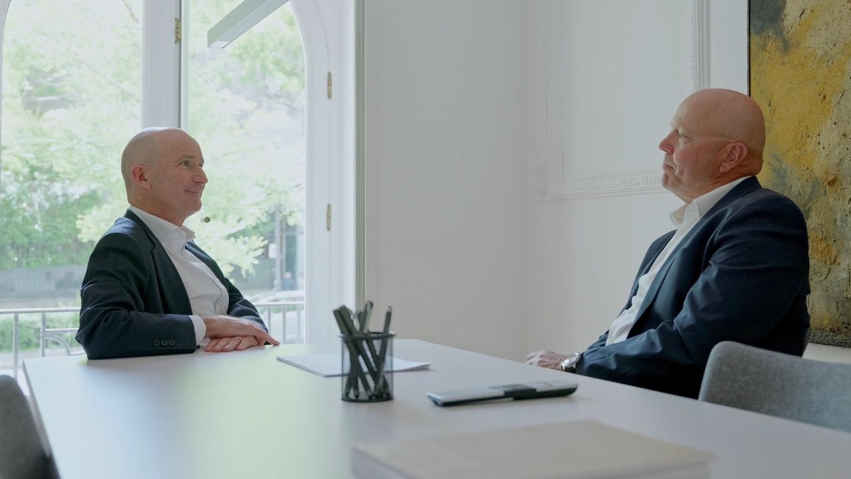 Eric Ollinger, presidente y socio de Value Tree, e Ivan Nyssen, gestor de la firma.