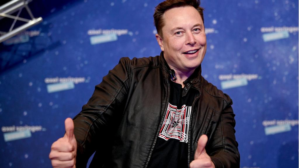 Elon Musk en una presentación pasada de SpaceX en Berlín.