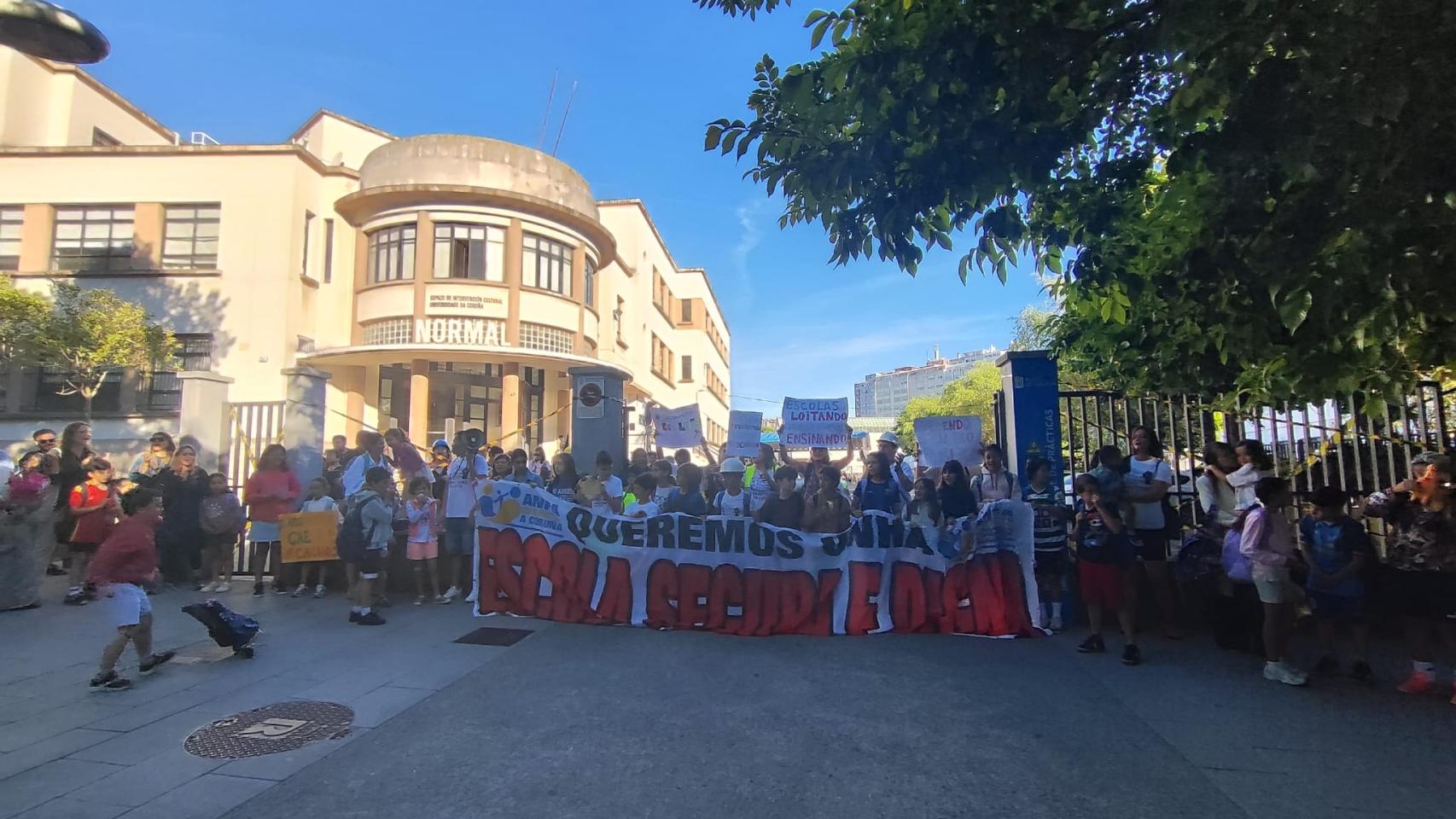Imagen de la concentración.