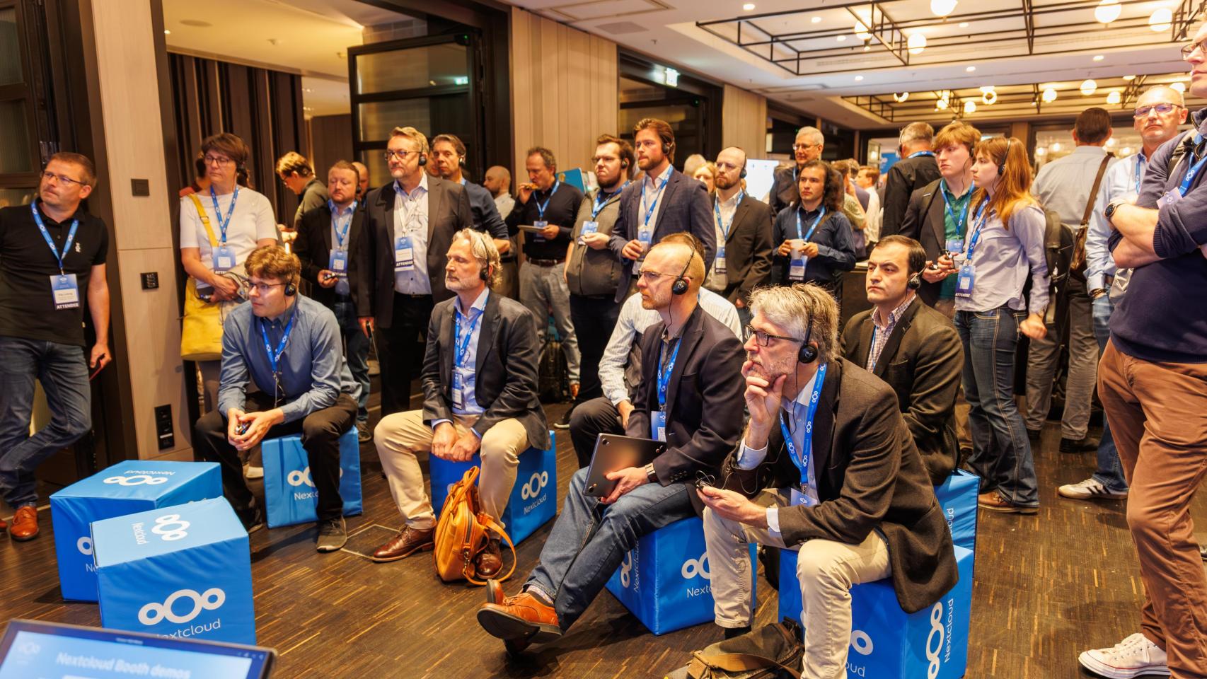 Una de las sesiones 'demo' del Nextcloud Summit.