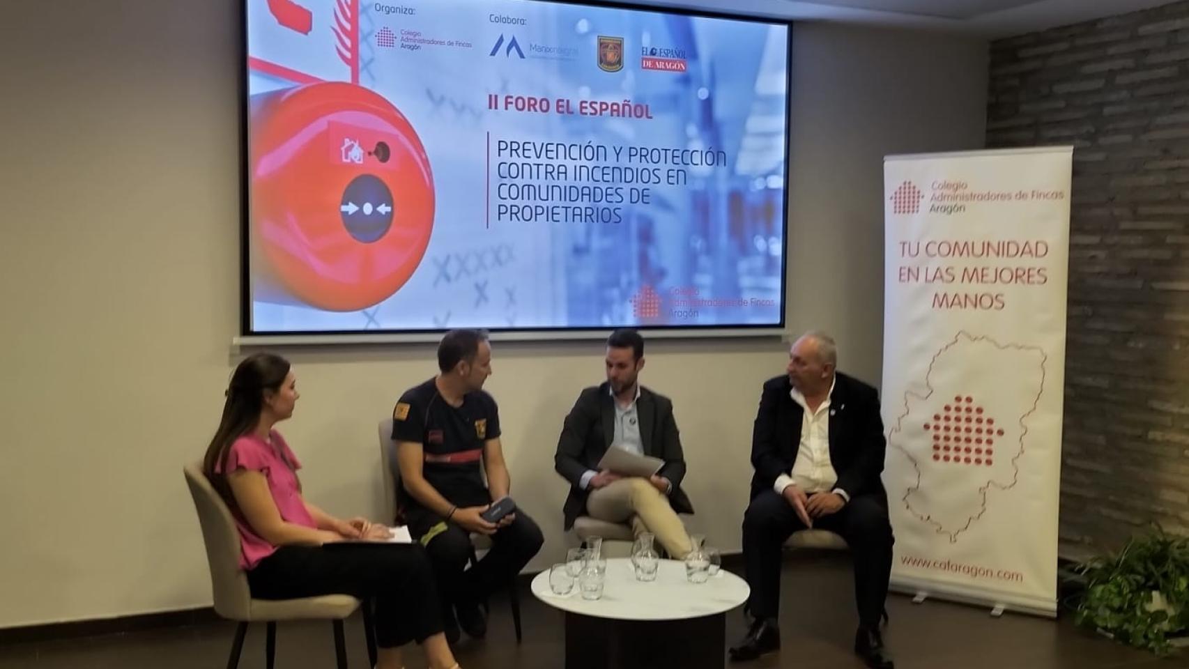II Foro El Español de Aragón y el Colegio de Administradores de Fincas.