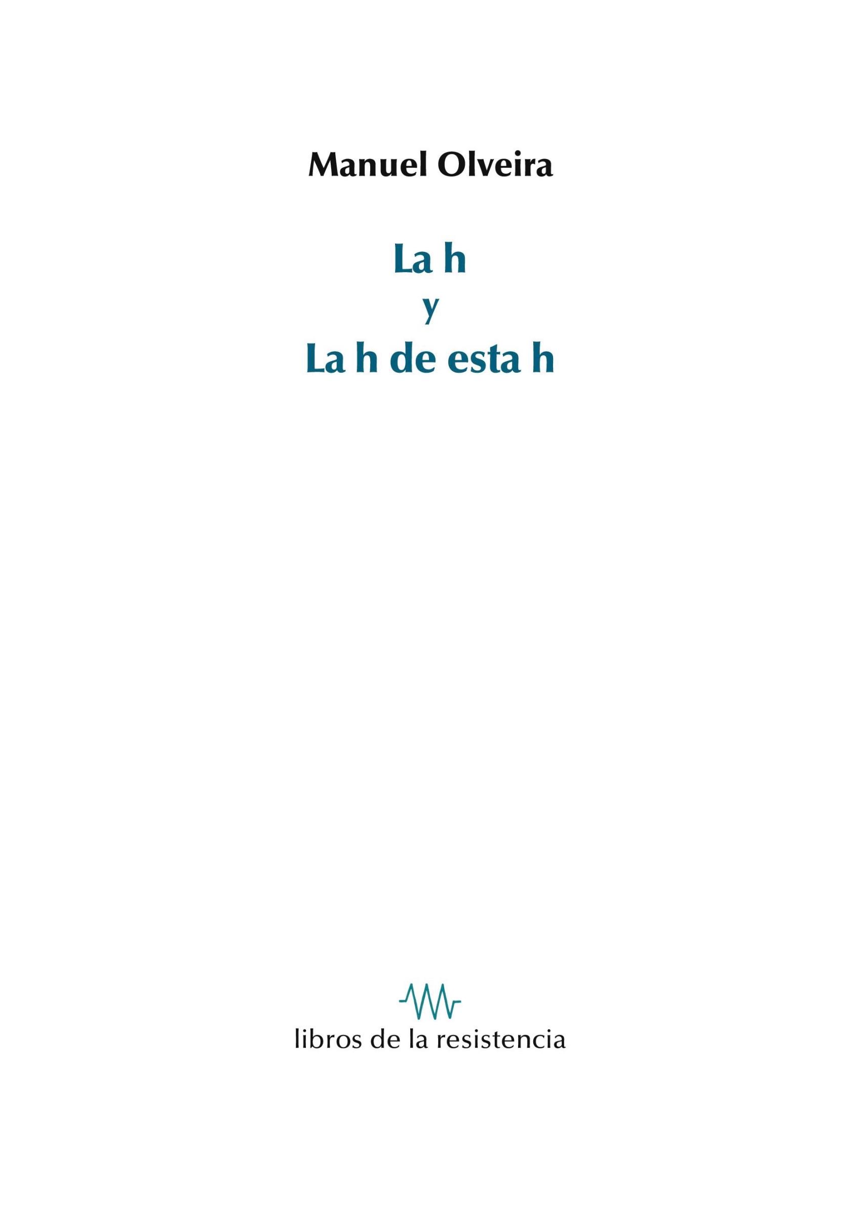 Portada de 'La h y La h de esta h'.