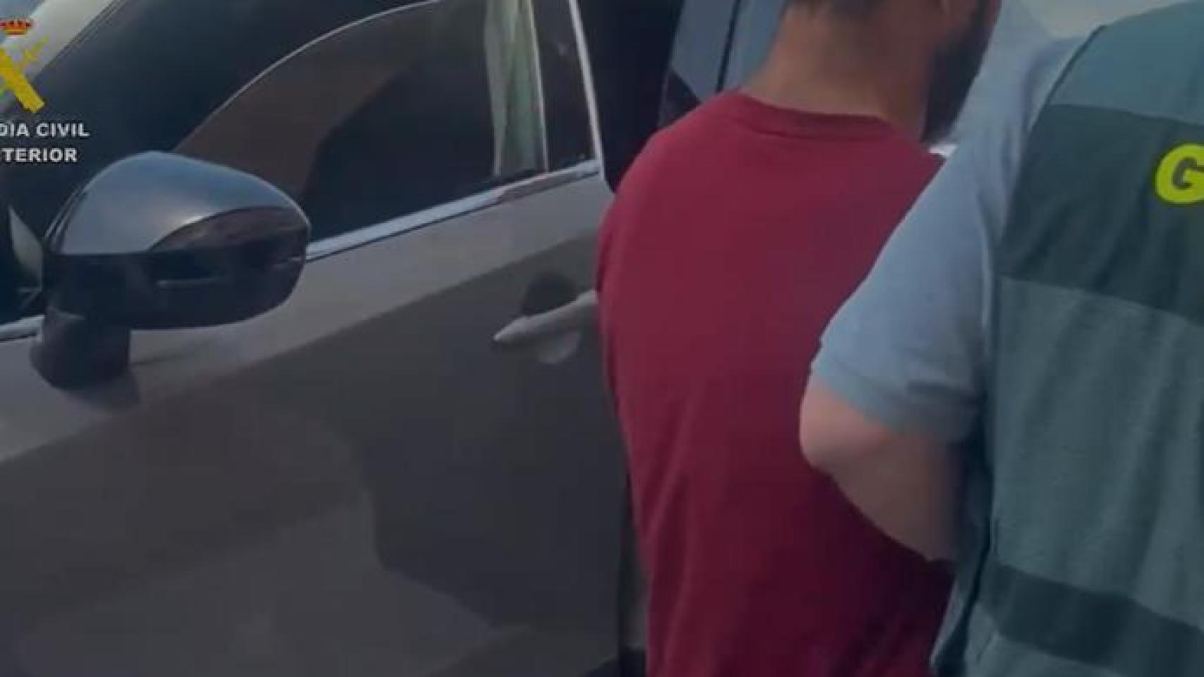 Imagen de una de las dos personas detenidas en Ávila. 