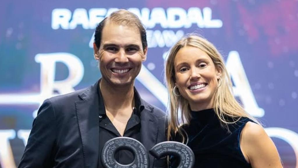 Rafa Nadal, junto a su hermana Maribel, en una imagen de sus redes sociales.