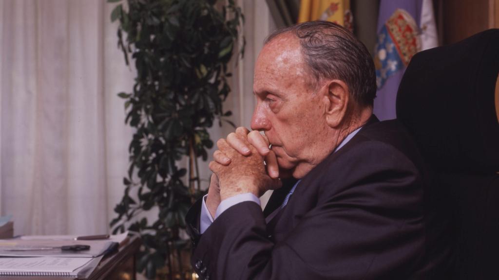 Manuel Fraga Iribarne en foto de archivo.