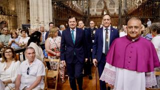 Mañueco junto a García Carbayo en la celebración en Salamanca. 