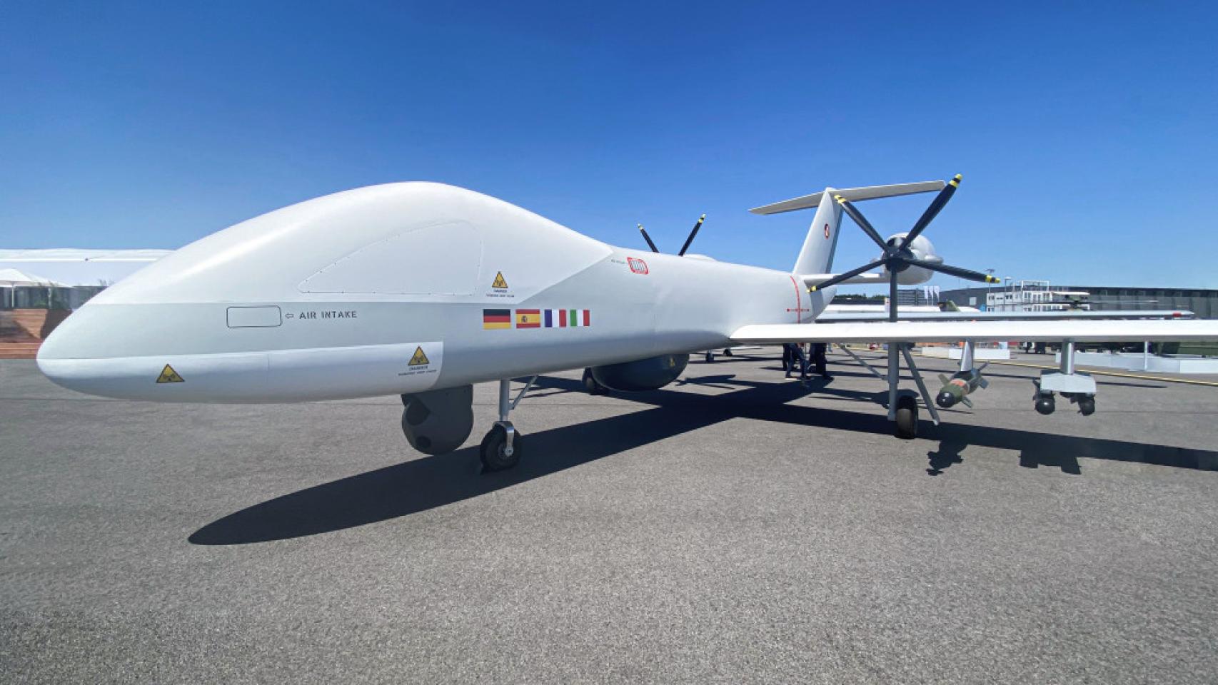 Los cuatro países socios del Eurodrone son Francia, Alemania, Italia y España.