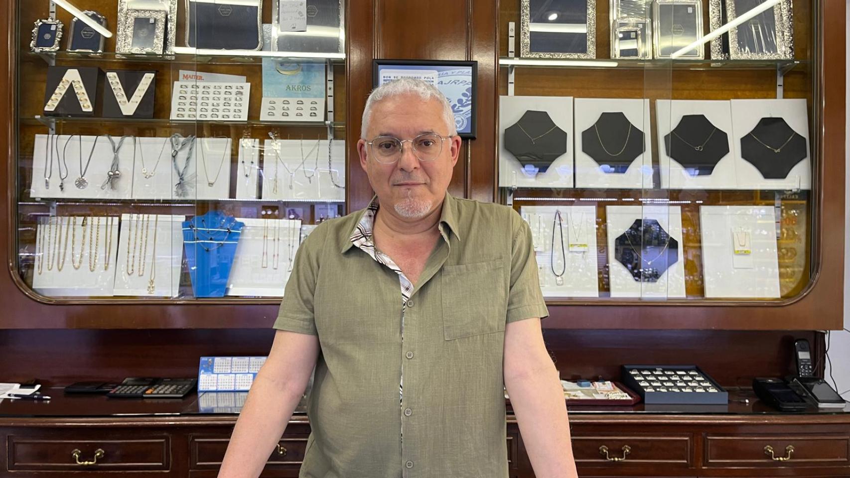 	 Antonio Penin, propietario de la Joyería Penin