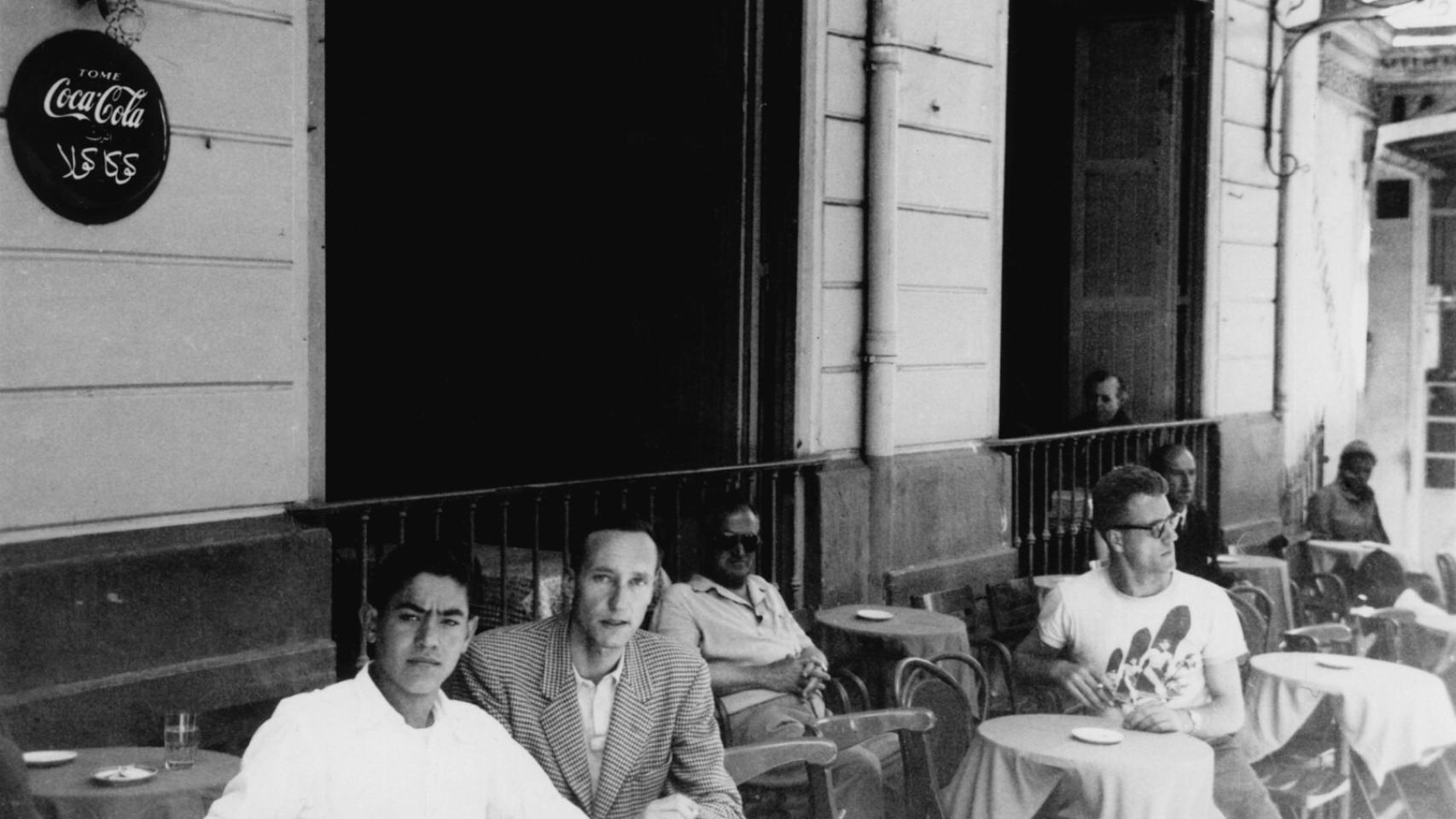 William Burroughs en Tánger. Foto: Universidad Estatal de Arizona.