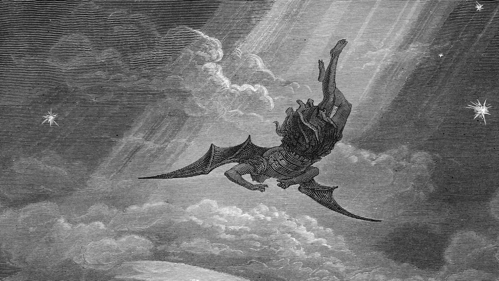 'La caída de Satán', de Gustave Doré.
