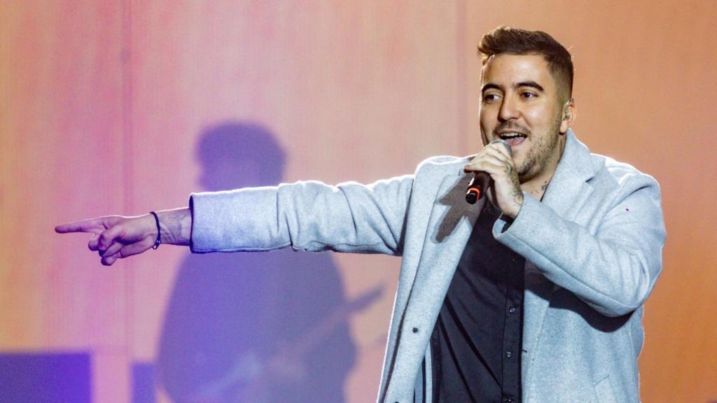 El cantante Beret
