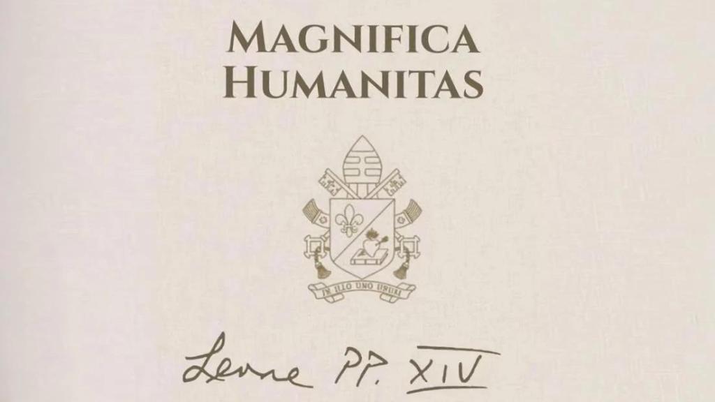 'Magnifica Humanitas', la primera encíclica del papa León XIV.