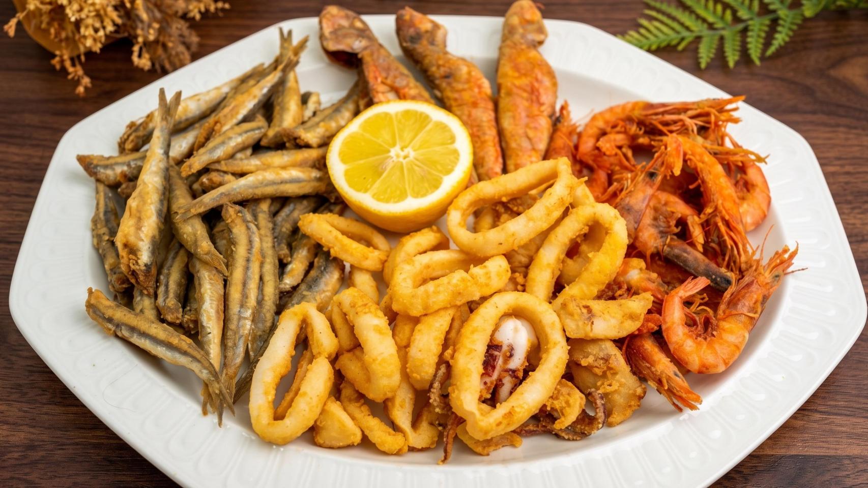 Plato de pescaito frit