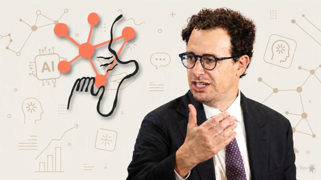 Dario Amodei, CEO de Anthropic con detalles de la marca