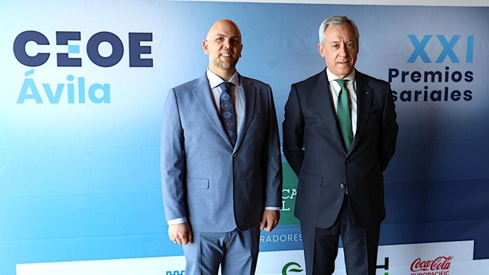 Eurocaja Rural, presente en los Premios Empresariales de CEOE Ávila