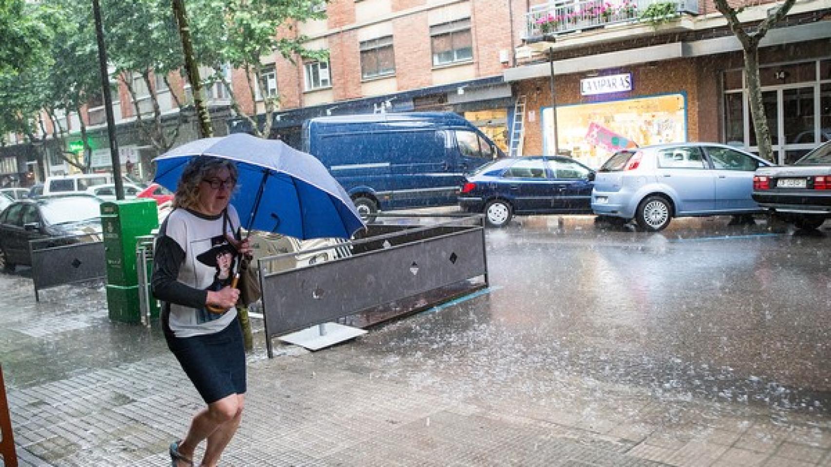 Tormentas en Zamora.