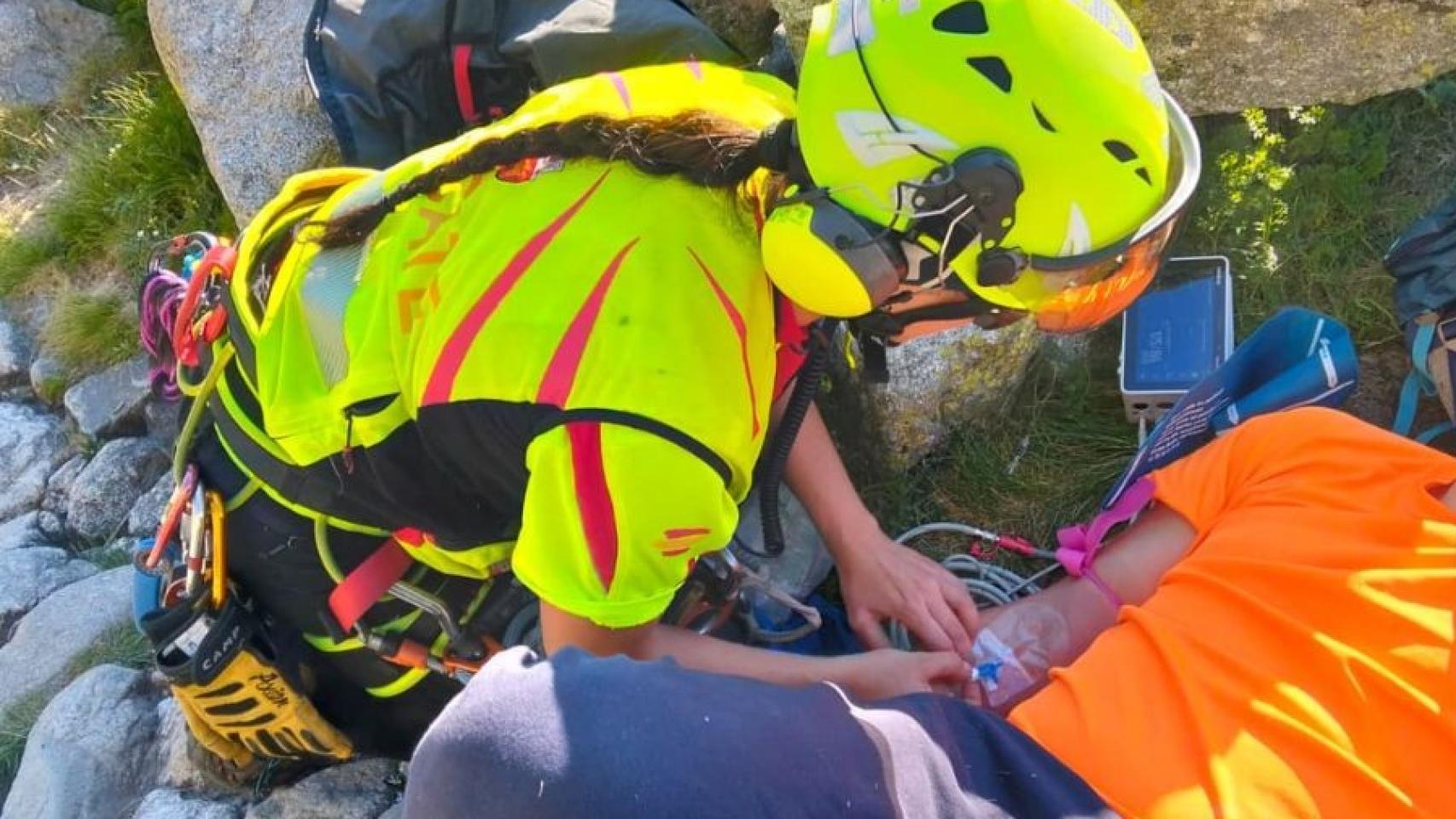 Imagen del rescate. 