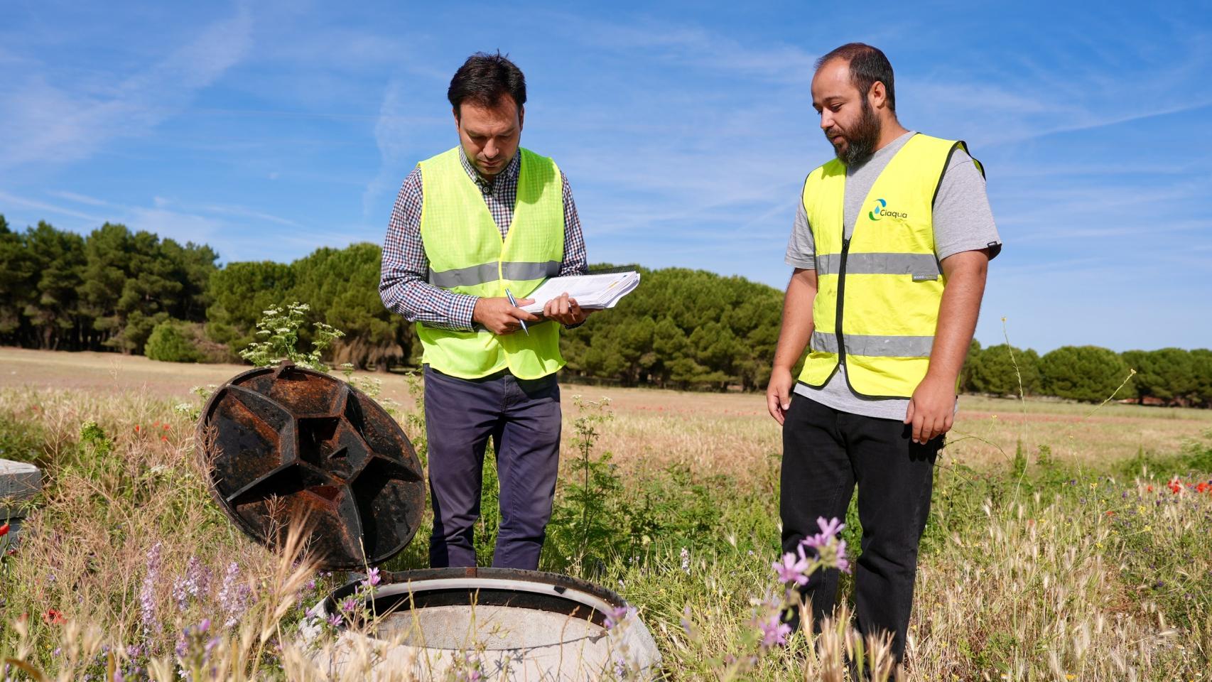 Supervisión del novedoso sistema de gestión del agua de la Diputación de Valladolid en Traspinedo.