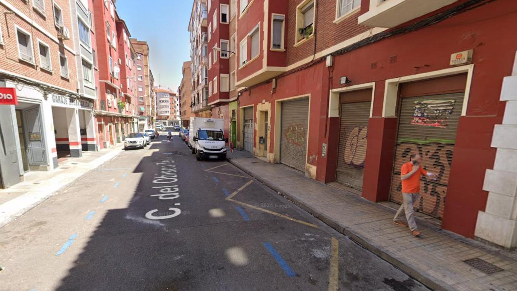 Calle de Obispo Tajón donde se ha producido la pelea