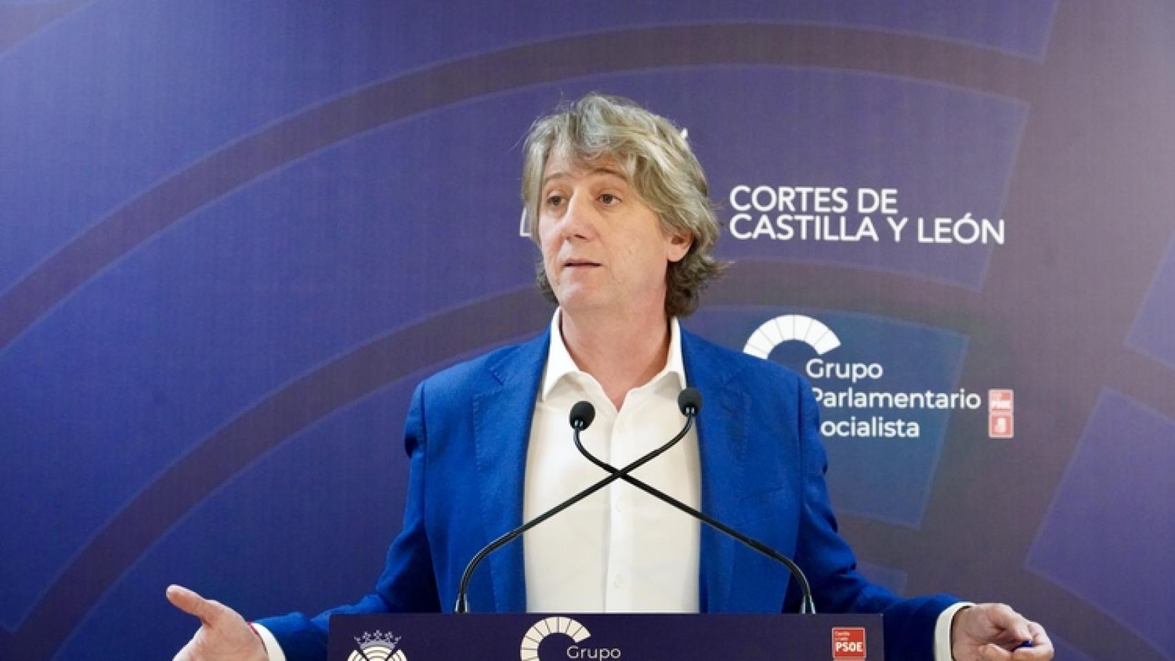 Carlos Martínez, secretario general del PSOE de Castilla y León. 