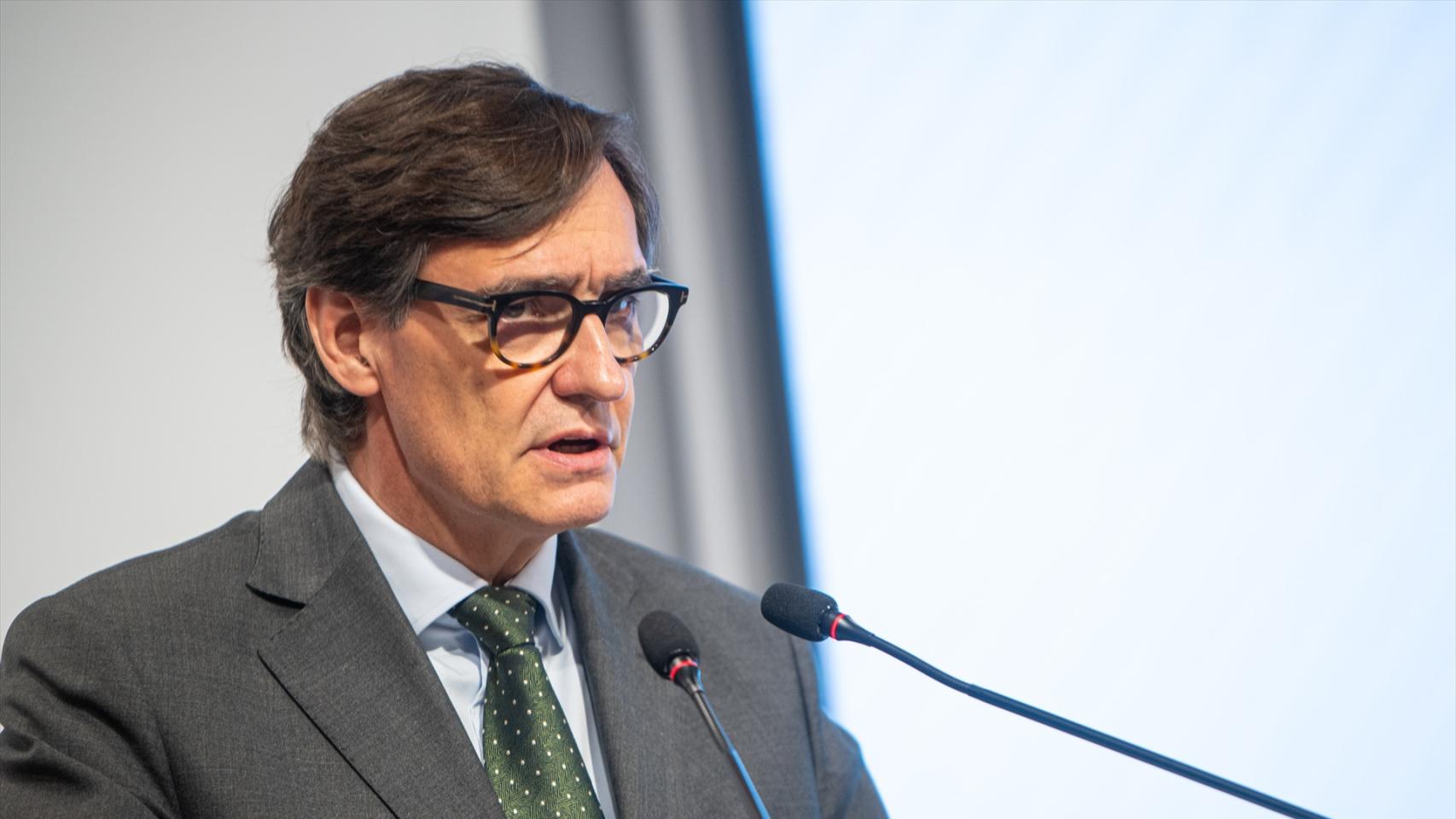 El presidente de la Generalitat, Salvador Illa, durante la presentación de los resultados del Plan de Choque contra la Multirreincidencia, a 24 de abril de 2026, en Barcelona