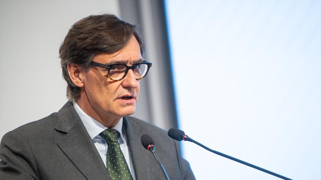 El presidente de la Generalitat, Salvador Illa, durante la presentación de los resultados del Plan de Choque contra la Multirreincidencia, a 24 de abril de 2026, en Barcelona