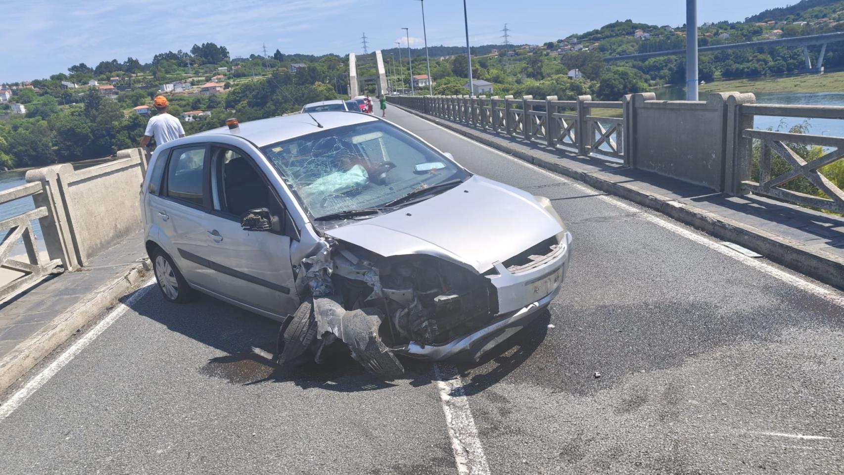 Imagen del vehículo implicado en la salida de vía