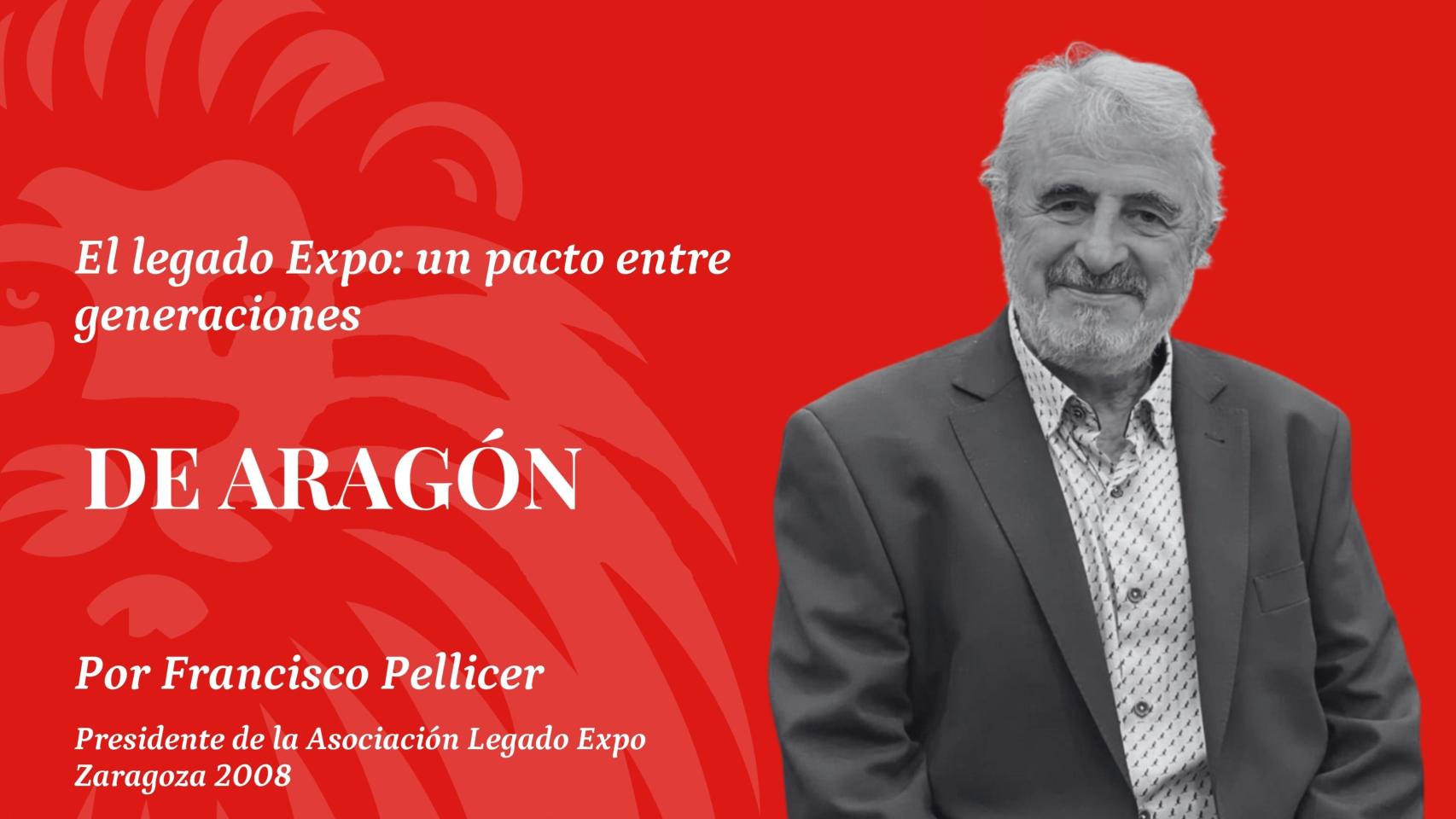 Francisco Pellicer, presidente de la Asociación Legado Expo de Zaragoza 