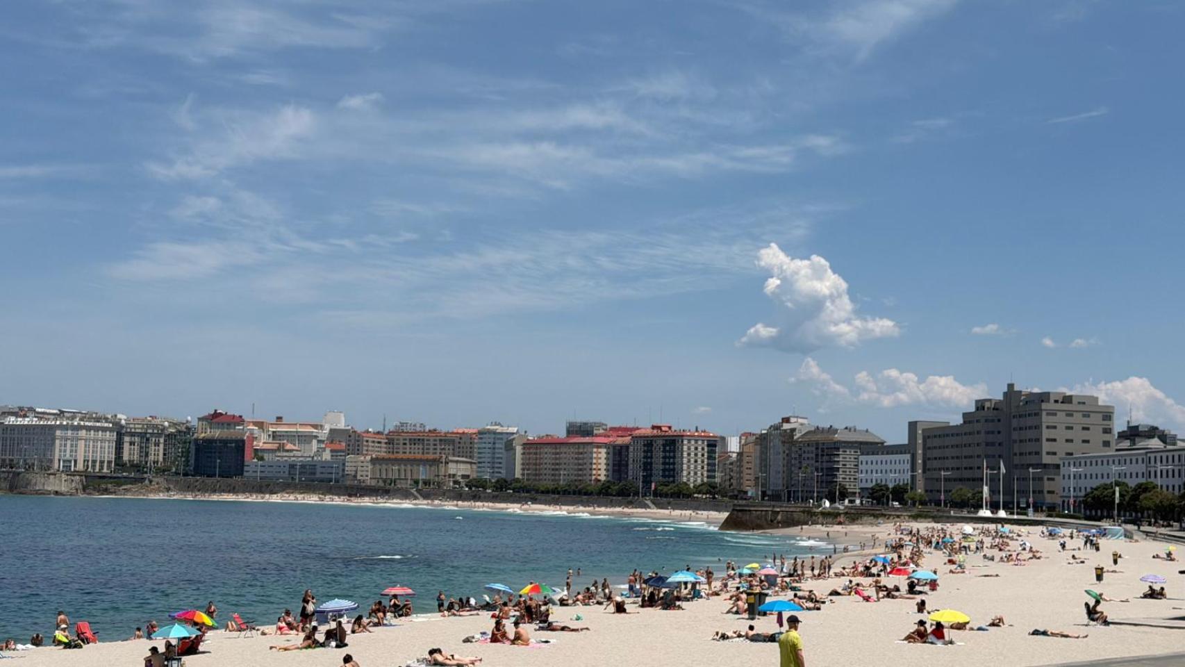 Las playas de Riazor y Orzán