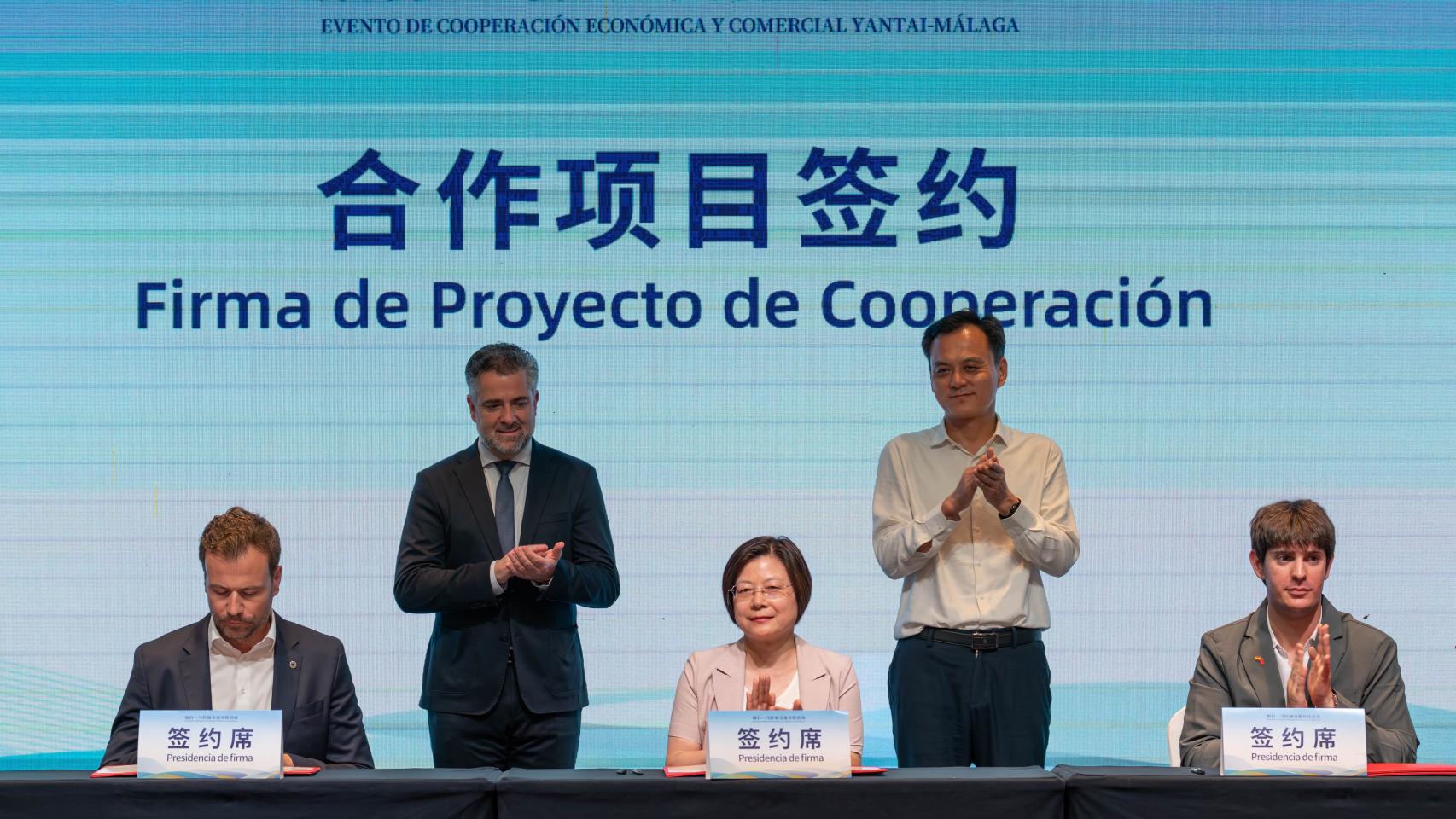 Carlos Conde, concejal de Economía y Hacienda del Ayuntamiento de Málaga, en la visita a China.