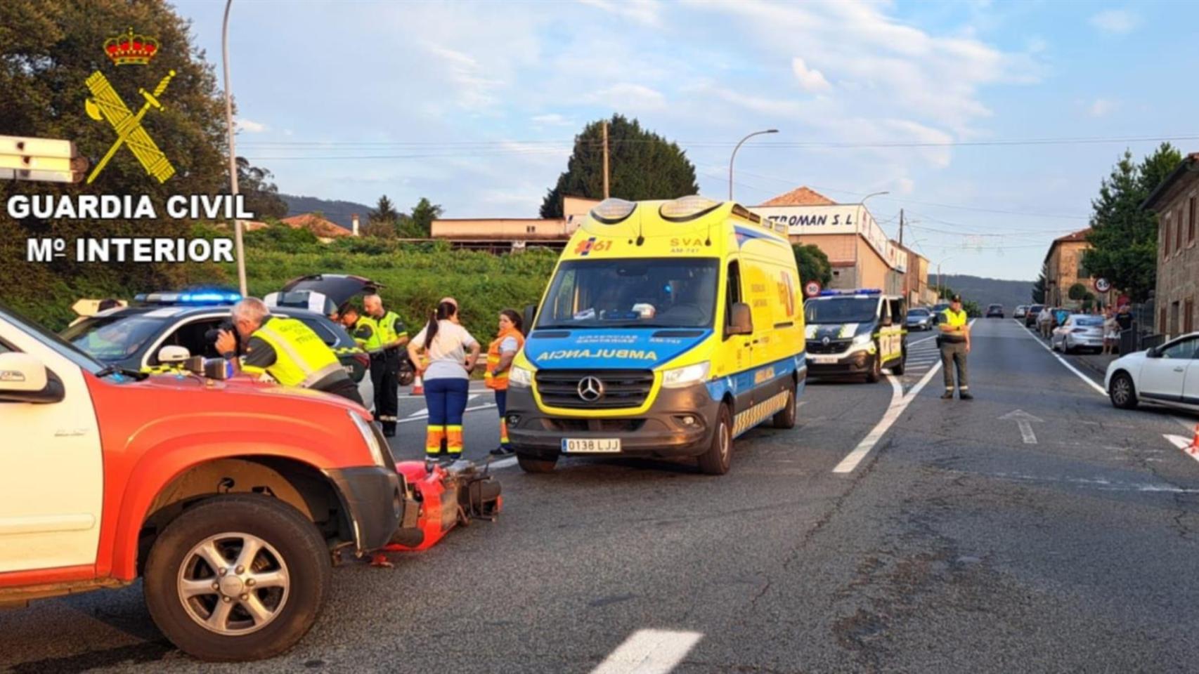 Imagen del accidente.