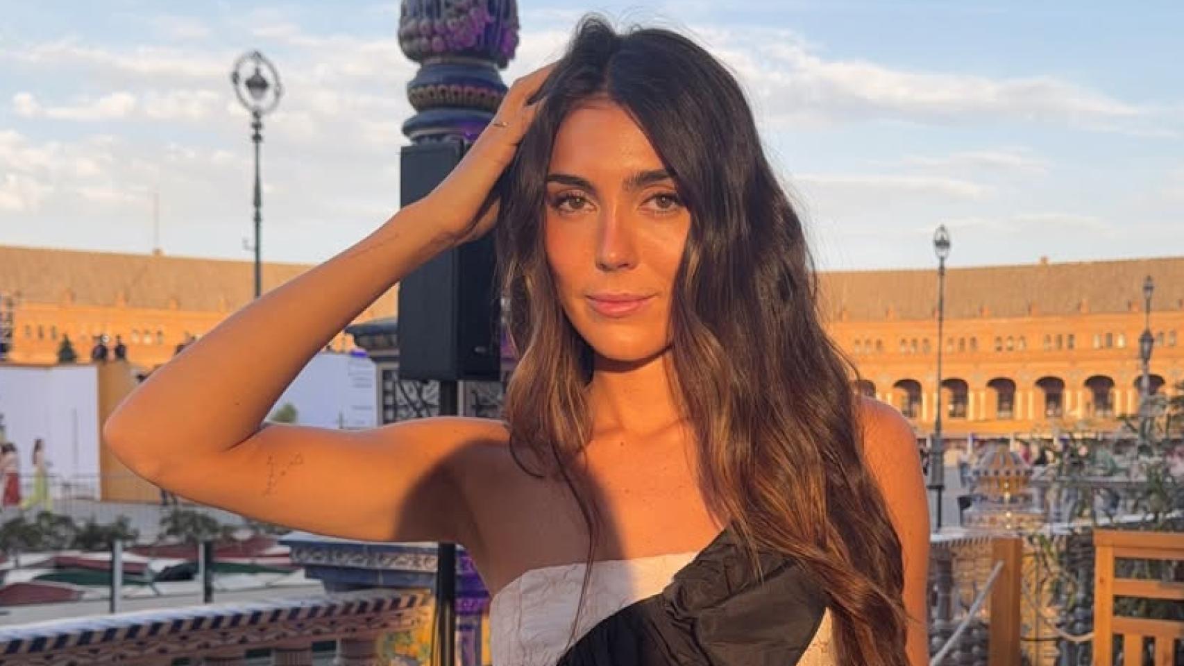 Anna Padilla en una imagen de sus redes sociales en Sevilla. 